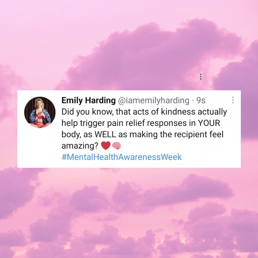 Want to know the wonders that kindness can do to YOUR body? ⚡✨ As we enter into #mentalhealthawarenessweek, we're expecting a deluge of mental health advice, and rightly so! But, we do feel that sometimes this advice can get (a) a little complicate