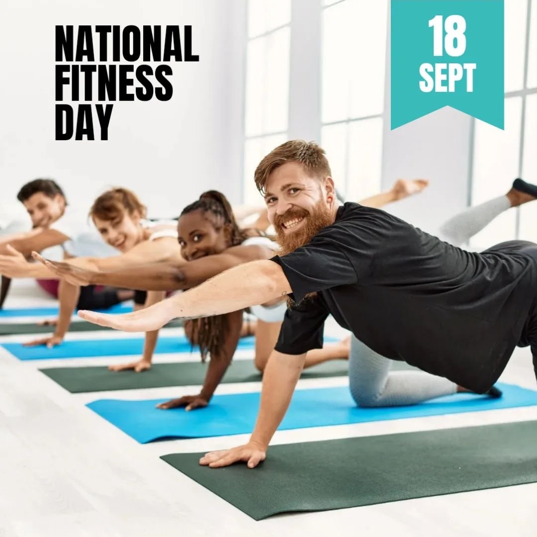 It's not too late to book a mood-boosting, day-making fitness class with us for National Fitness Day this Weds 18th Sept. Drop us a message and we can have you booked in with one of our amazing team, by the end of the day. Guaranteed! Virtual and i