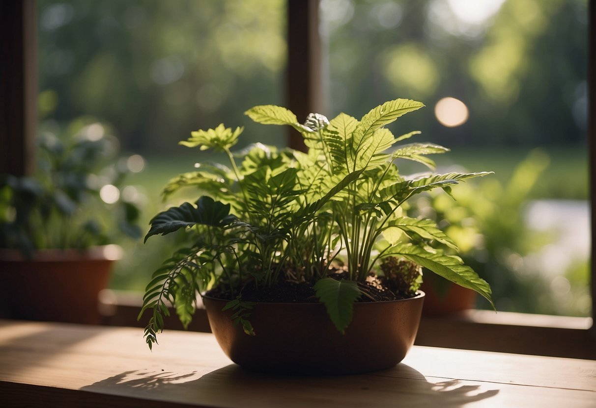 Plant in a pot